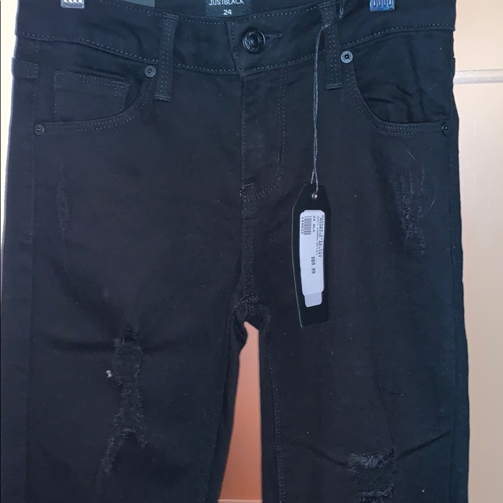 Just Black Skinny Stretchy Jeans
